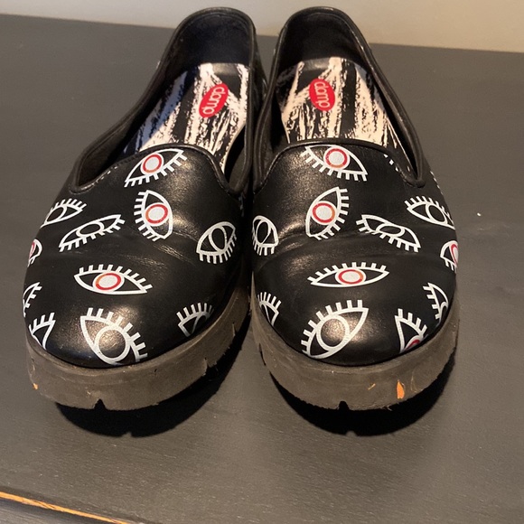 Clamp- Graphic leather shoes - Picture 2 of 6